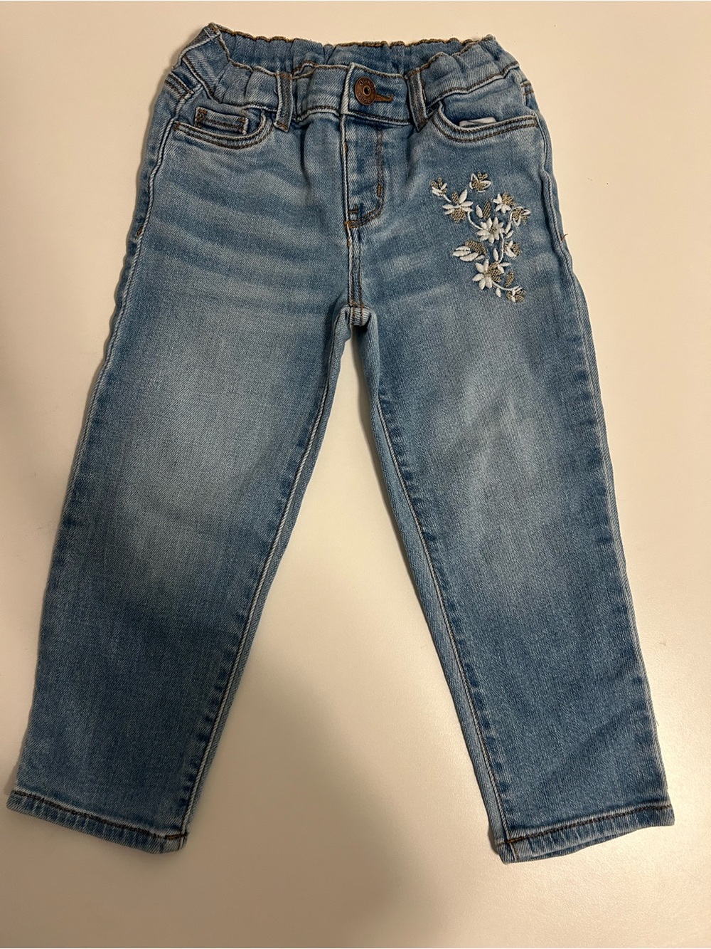 OshKosh B'gosh Jeans with Floral Embroidery